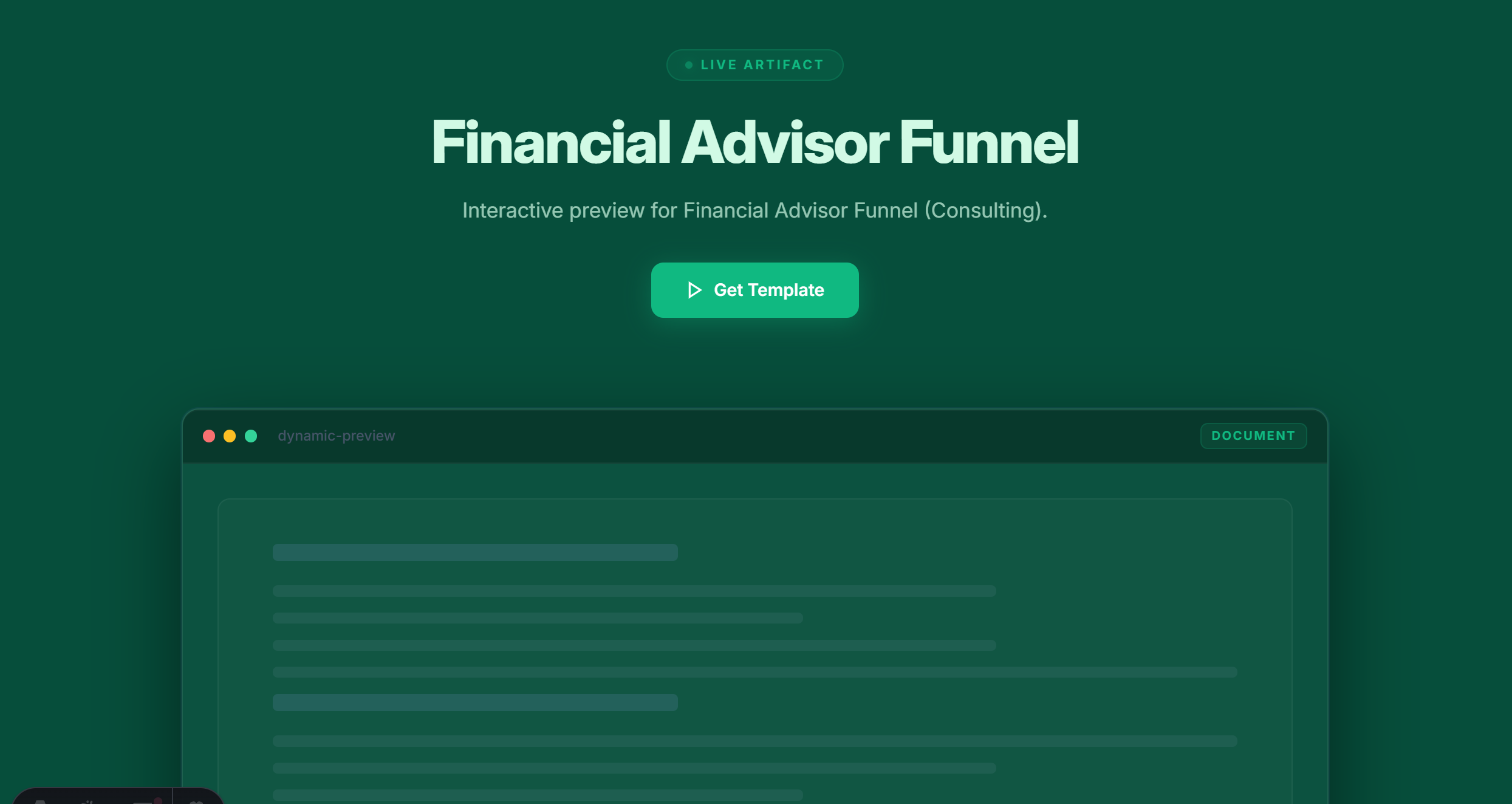 Financial Advisor Funnel